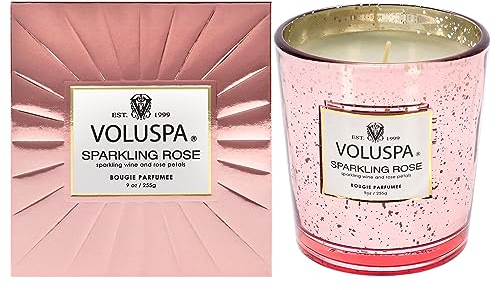 Voluspa Kerze Sparkling Rose für Unisex, 266 g