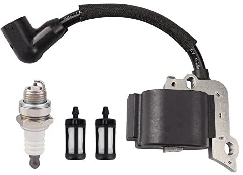 flysclean Ignition Coil with Spark Plug Compatible for Stihl BG55 BG65 BG85 BG45 BG46 BR45 SH55 SH85 075 Handheld Leaf Blower Replace 4140-400-1309 4140-400-1311 4140 400 1309 4140 400 1311
