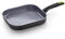 MONIX Eco Nature Grill Rayas 28 cm, aluminio forjado reciclado, cerámica antiadherente reforzada, apta para todo tipo de cocinas e inducción