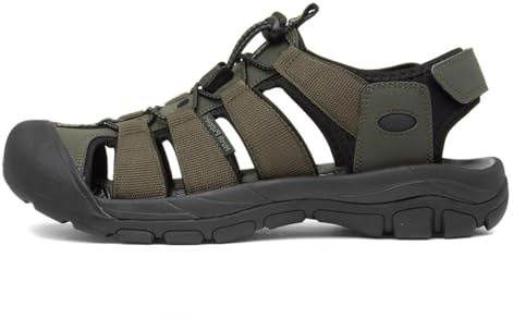 Hush Puppies Male Peru Sandal, Khaki, 7