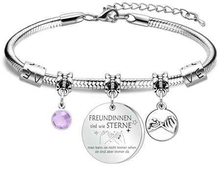 Freundschaft Armbänder für Frauen - Schmuck für Beste Freundinnen, Geburtstagsgeschenk, Langstrecken Beziehung, Verlassen Geschenk, Bestie Geschenke