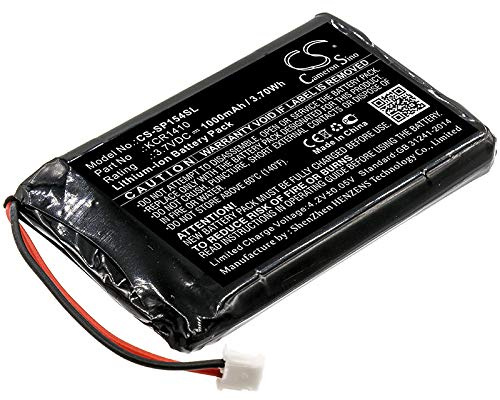 Cameron Sino Ersatz Akku für CUH-ZCT2, CUH-ZCT2E, CUH-ZCT2J, CUH-ZCT2K, CUH-ZCT2M, CUH-ZCT2U 2016, PlayStation 4, PlayStation 4 Controller PN: KCR1410 1000mAh / 3.70Wh