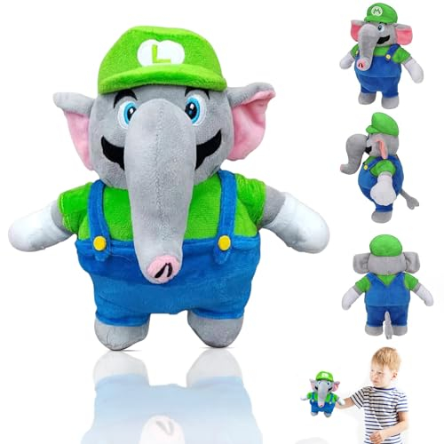 VOCDEMERI Cartoon Elefant Plüsch Spielzeug Elefant Plüschtier Cartoon Animation Plüschtier Cartoon Elephant Plüsch Puppe Spielzeug Magic Elephant Plüsch Cartoon Plüschfigur für Geschenke (29 * 27cm)