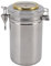 SEAFRONT Humidor Glas, Rutschfest Humidor Glas, Aufbewahrungsglas Sandprozess Zigarrenbehälter, Vakuumbehälter für Küche Humidor Kaffeedose Luftdicht für Gemahlenen Kaffee (96MM*173MM)