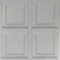 Swehooirt 3D Effect Grey Panel Wallpaper Vintage Textured Wall Paper Roll Living Room Feature Wallpaper for Bedroom Adults Hallway and Stairs Retro Feature Wall Panelling