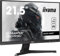 iiyama G-MASTER G2245HSU-B2 24' IPS Monitor, 1920 x 1080 Full HD, 100Hz, 1ms
