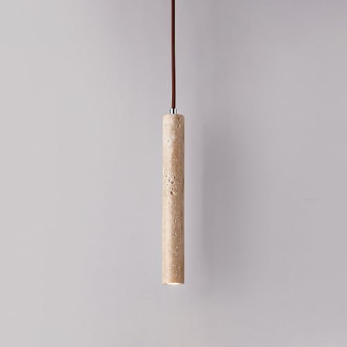 Jadssox Naturstein-Pendelleuchte, nordische Hängelampe, japanische Wabi-Sabi-Deckenpendelleuchten, Travertin-Pendelleuchten, Kücheninsel-Beleuchtungskörper, Gangbar-Droplight