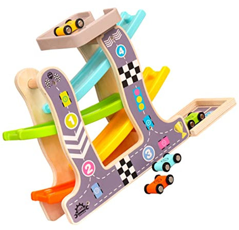 Abaodam 1 Set Lernspielzeug Gleitrutsche Auto Interaktives Kinderspielzeug Für Ab 2 Jahren Fördert Kreativität Und Motorische Fähigkeiten