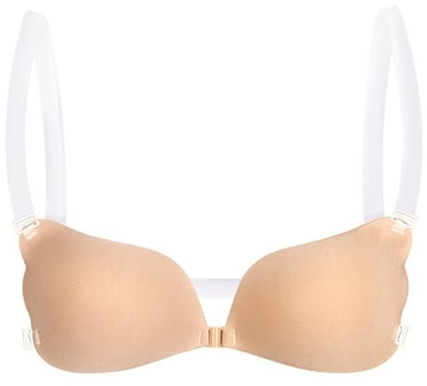 Rdxanc Sticky Backless Push up Bras Strapless Adhesive Bra Reusable Silicone Bra Invisible Lifting Adhesive Bra for Womens