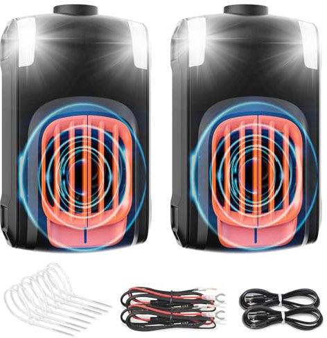 Kwoxet Ahuyentador de Ratas, 2pcs Repelente Ultrasónico para Martas, con conexión USB y cableado Interno, 4 Luces Intermitentes, frecuencia Variable, para jardín, ático, Coche, camión y Caravana.