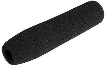 Qukaim Microphone Windscreen Sponge Foam Cover, Compatible with Video Camera Condenser Microphones, Shotgun Microphone Windshield, Black, 2 in x 6 in
