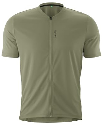 Gonso Herren Sitivo Jersey Green M SITIVO Jersey Green M (1er Pack) | Atmungsaktives & weiches Fahrradtrikot, Sport Oberteil mit 4 Taschen, Perfekt für den Sommer