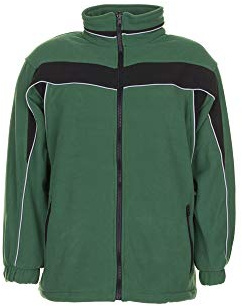 Planam 2565044 Plaline Fleecejacke, Grün/Schwarz, Größe S