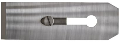 Ulmia Doppeleisen mit Klappe (Hobeleisen 60 mm, Ersatzhobeleisen, Tischlerwerkzeug, Schreinerbedarf, für präzise Hobelarbeiten, Werkstattbedarf, Holzbearbeitung Zubehör) D-HW1-60