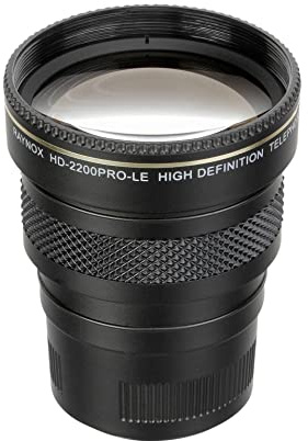 Raynox HD 2200 Pro LE Plus High Definition Telephoto Conversion Lens (2,2-Fach, 37mm Mounting Thread, 55mm Front Filter Thread), HD-2200PRO-LE