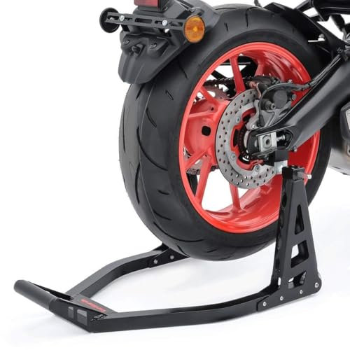 ConStands - Motorrad Montageständer für Motorradständer Hinterrad Hinten Superlight Universal Schwarz
