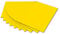 folia 6114 - Fotokarton Bananengelb, 50 x 70 cm, 300 g/qm, 10 Bogen - zum Basteln und kreativen Gestalten von Karten, Fensterbildern und für Scrapbooking