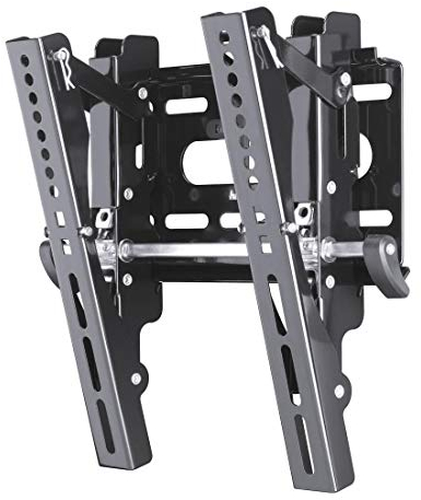 Hama 84425 Tilt TV Wall Bracket for Screen Size 10 to 37 inch, Vesa up to 200x200, Black
