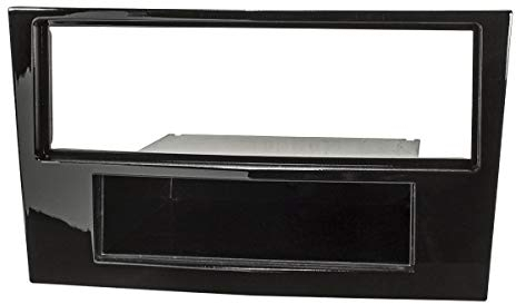 tomzz Audio 2439-084 Cornice radio compatibile con Opel Corsa D Astra H Zafira B Piano Black