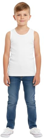 A2Z 4 Kids Girls Ribbed Vest Top 100% Cotton Stylish Top Summer Fashion Tank Tops T Shirts New Age 2-13 Years