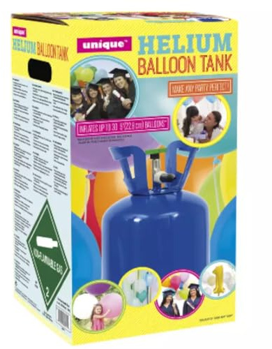 Helium balloon canister - will fill 30 9 Inch Balloons UK