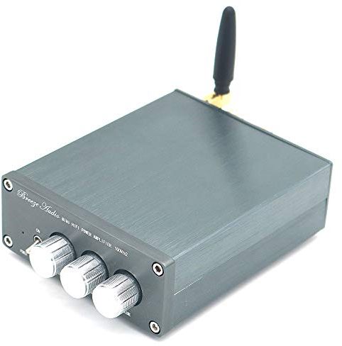 DollaTek HiFi Bluetooth 4.2 TPA3116 100Wx2 2.0 Amplificador de Potencia Digital estéreo con Ajuste de Graves + Agudos
