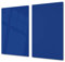 Cubre vitrocerámica y tabla de cortar de cristal templado – Superficie de vidrio templado resistente – UNA PIEZA (60 x 52 cm) o DOS PIEZAS (30 x 52 cm); D18 Serie de colores: P Azul Cobalto