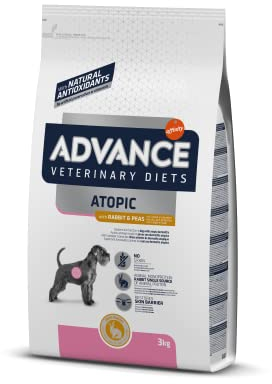 Advance Veterinary Diets - Atopic Medium-Maxi - Cibo per Cani con Problemi di Dermatite Atopica con Coniglio - 3kg
