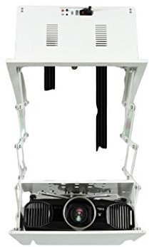 CGOLDENWALL Electric Projector Lift 35cm-100cm Projector Hanger Mount Cross-cut Positioning Projector Lift Ceiling Mount Bracket (Lifting Stroke: 100cm)