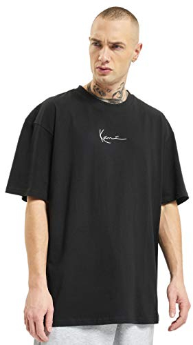 Karl Kani Herren KKMQ12001 SMALL Signature Tee BLK Black, XL