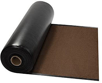 Schmutzfangmatte Performa XXL Zuschnitt - Türmatte Sauberlaufmatte Fußabtreter - Fussmatte Teppich - für Flur Eingang Eingangsbereich - rutschfest & in vielen Farben (Braun 97, 120 x 600 cm)