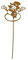 10 STK Metallstecker SCHNEEMANN 10cm ROST Stecker 35cm lang Dekostecker Weihnachtsdeko Deko Metallsterne Weihnachten Gartenstecker