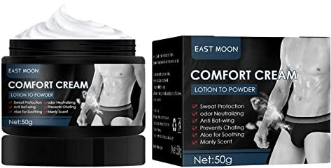 Blue Fish 50 déodorant Naturel pour Homme | Arrêtez Les Parties intimes collantes, irritantes et malodorantes des Hommes sans Aluminium | Protège la Sueur, des odeurs et des irritations