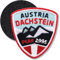 Dachstein Österreich/Klett-Patch gestickt 61 x 55 mm/Klett Patch Patches Abzeichen Aufnäher Applikation zum aufkleben aufnähen auf Kleidung Rucksack Tasche/COH