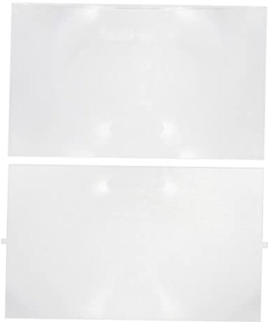 Baluue 2pcs Fresnel Lens Magnifier Computer Moniter Screen Projector Comuter Monitors Computer Display Computer Monitor Magnifying Lens Acrylic Material