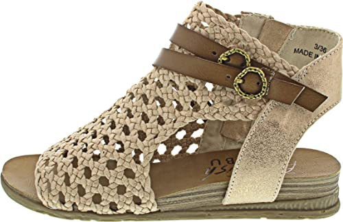Blowfish Bodo Damen Sandalette in Gold, Größe 41