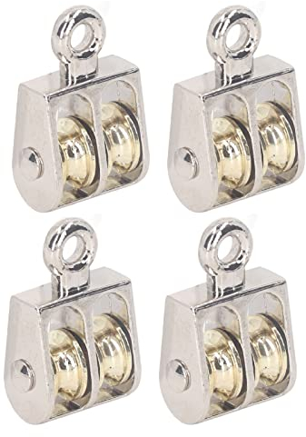Doppel-Flaschenzug-Block, Doppel-Flaschenzug-Rolle 100 Kg 220 LBS Weiche Zinklegierung für Kran