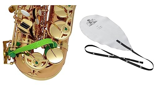 Key Leaves Saxophon Klappenkeile & BG A32 - Durchziehwischer für Alt Saxophon und Bb Klarinette
