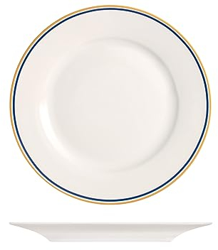 H&H Balmoral Servizio Tavola, 18 Piatti, New Bone China, Bianco