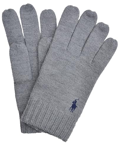 Ralph Lauren Handschuhe Wool Gloves 100% Wolle Grau One Size