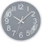 ACCSHINE Radio-Controlled Wall Clock Without Ticking Noise, Silent, 30 cm, Quartz, Battery-Operated, Large Wall Clock, Easy to Read for Room, Home, Kitchen, Bedroom, Office, School (Grey)
