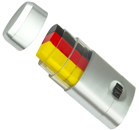 GOTPARTY 3X Deutschland Schminkstift Fanartikel – Schwarz, Rot und Gold Schminke für Fußball-Deko und Europameisterschaft 2024 Partydeko