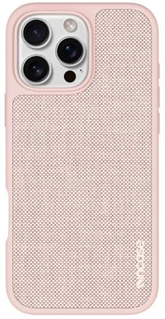 Incase ICON Case with Woolenex & MagSafe for iPhone 16 Pro Max - Durable, Stylish, Protective, Lightweight, Water-Resistant, Scratch-Resistant with Wireless Magsafe Charging - Blush Pink Woolenex