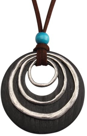 COOLLA Womens Multilayer Pendant Necklaces Vintage Jewelry Fashion Long Sweater Necklace for Woman