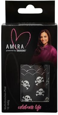 DECOCINO meets AMIRA - Muffinförmchen Pirat 12-tlg - tolle Muffinförmchen, backfest bis 180g, ideal für Kindergeburtstage, jungs Geburtstage oder Partys, 5cm Durchmesser, Piraten