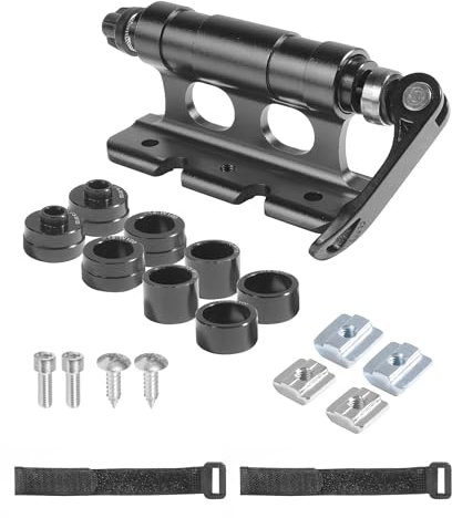 Flaconi Support pour Fourche de Vélo,Support Universel à Dégagement Rapide pour Fourche Avant de Vélo avec Adaptateurs,Support de vélo,Support Velo Voiture,Convient à la Plupart des Voitures (Noir)