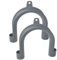 Washing Machine Drain Hose Holder Hook, Simple U Hook with Flexible, Grey Washing Machine, U-shaped Washing Machine Hose Hook, U-shaped Washing Machine Hose Hook