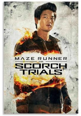 HFGPBVjk The Maze Runner Performer Poster Dekorative Malerei Leinwand Wandkunst Wohnzimmer Poster Schlafzimmer Malerei 12x18inch(30x45cm)