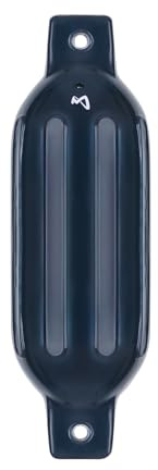 Mesle Fender Boot Dura, ø 16 cm | 58 cm lang, Langfender aufblasbar, Bootsfender, Fender Schiff Yacht Schlauchboot