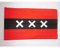 AZ FLAG - Flagge Amsterdam - 150x90 cm - Amsterdam Fahne 100% Polyester mit Messing-Ösen - 110g